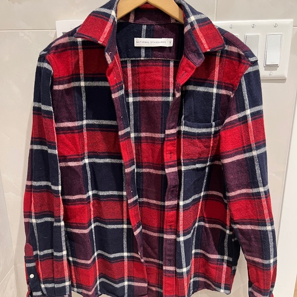 National Standard flannel button up - Picture 1 of 3